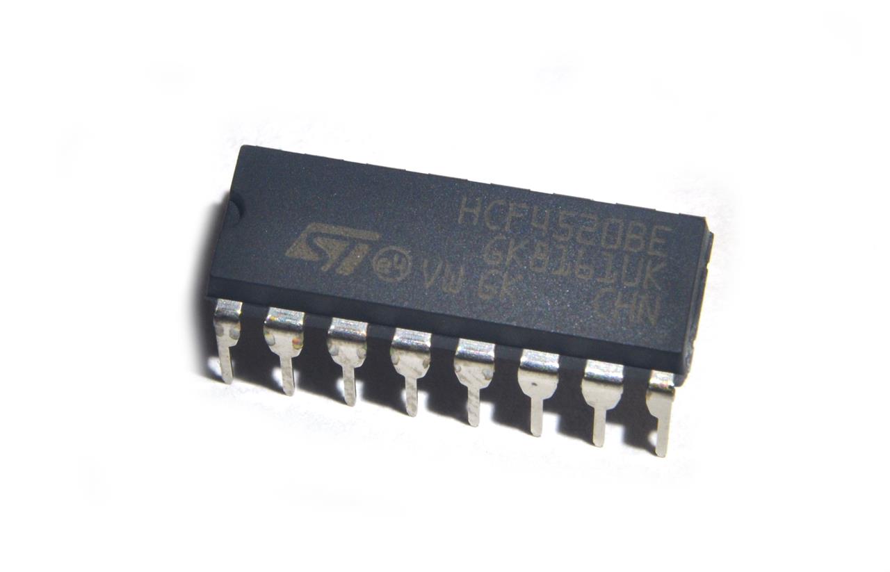Circuitos integrados contadores - Circuito integrado CD4520BE