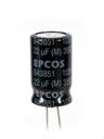 Capacitor Eletrolítico Epcos de 22uF para 350V B42851F4226M0