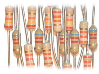 Resistor de carbono 3K3 1/4W