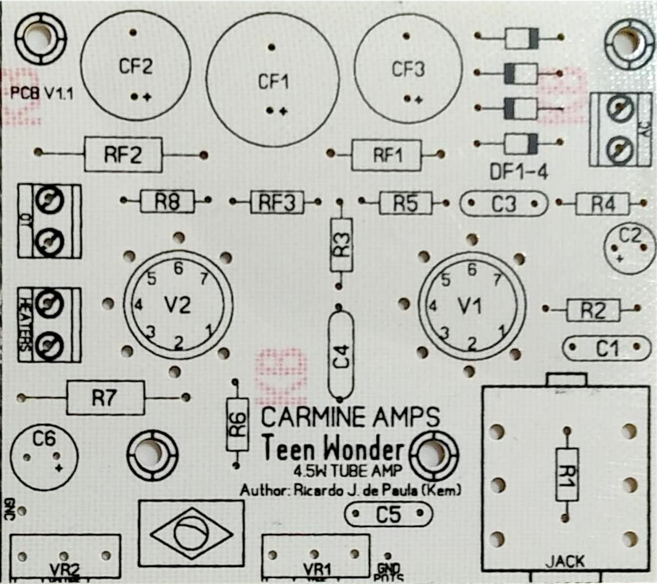 Desde 2004, a loja confiável de válvulas eletrônicas do Brasil! - Placa de circuito Teen Wonder