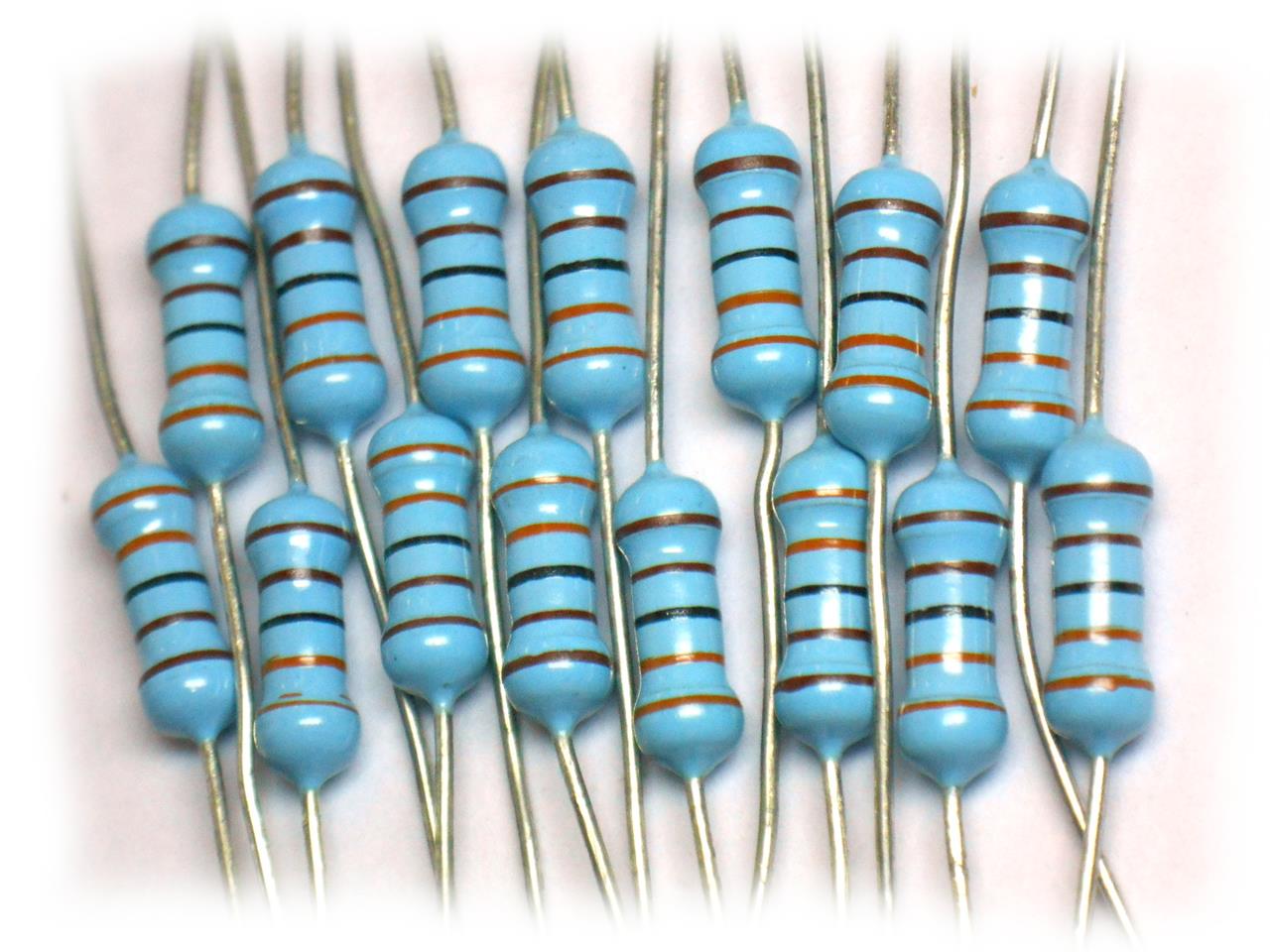 Resistores de Filme Metálico De 100K a 820K - Resistor Metal-Film 330K 1/2W
